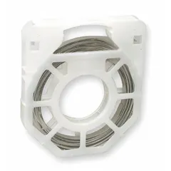 This build-your-own clamp is designed for securing tube and hose assemblies in industrial piping, exhaust systems, and general fastening applications. The 201 stainless steel construction provides corrosion resistance. Band length is 4 ft, width is 3/4 in, and thickness is 0.03 in.