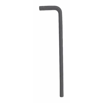 WESTWARD Hex Key: 0 Ball Ends, 8 mm Tip Size, Metric, Long, Alloy Steel, Black Oxide - L-Shaped Hex Keys