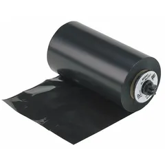 Black resin ribbon for industrial label printing on i5100 printers. Resists high temperatures for asset tracking, cable marking, and safety identification. RoHS compliant to 2015/863.