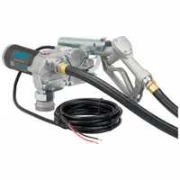 GPI Electric Drum Pump: 12 V DC, 1/5 hp HP, 15 gpm Max. Flow Rate, Pump with Hose & Nozzle, Aluminum (MPN M-150S-MU)