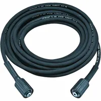 This 16 ft high-pressure hose is designed for use with MAKITA model GWH01 pressure washers. It delivers water or cleaning solution at high pressure for washing equipment, vehicles, and surfaces in industrial and maintenance settings. Compatible with Part # 412GA9