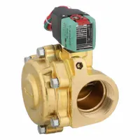 REDHAT Solenoid Valve: 2-Way, Normally Closed, 2 in Pipe Size, 100 to 240V AC/DC, Watertight (MPN 8210P100)