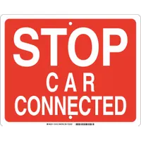 Railroad Sign: Red, 12 in x 15 in Nominal Sign Size, High Intensity Prismatic (HIP), 0.09 in Thick (MPN 134183)