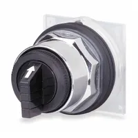 SCHNEIDER ELECTRIC Short-Handled Selector Switch: 30 mm Panel Mount Size, 3 Positions, J Cam (MPN 9001KS49B)