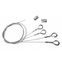 LUMINATION Cable Mounting Kit: 60 in Lg, 1/4 in Wd, 1/4 in Ht, For ABR1/ABV101T471NVSTKNW (MPN 5FT Y CBL KIT)