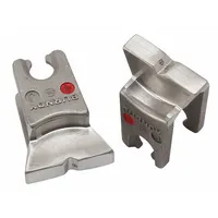 Replacement die set for crimping 2 to 4/0 AWG stranded copper lugs. Compatible with PAT600 tool. Copper construction with orange finish. YA/YS configuration