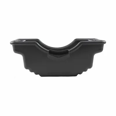 AMERICAN Drain Pan: Polypropylene, 3 L Capacity, 6 13/32 in Overall Ht, 12 11/32 in Overall Lg - Drain Pans
