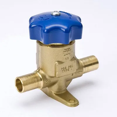 MUELLER Diaphragm Valve: 3/8 in Female Sweat, Std Lg Body - Sweat-to-Sweat Connection Diaphragm Valves