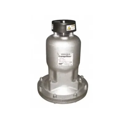 SANDPIPER Tranquilizer: Auto Dampener, Cast Iron, Santoprene, 2 in NPT Inlet - Pulsation Dampeners