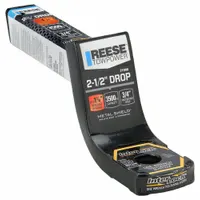 REESE Ball Mount: II, 3/4 in Compatible Ball Shank Dia, Ball Mounts Ball Mount, 9 7/8 in Overall Lg (MPN 21900)