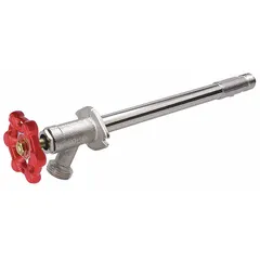 APPROVED VENDOR Sillcock, Chrome, 1/2 in NPT, Handwheel