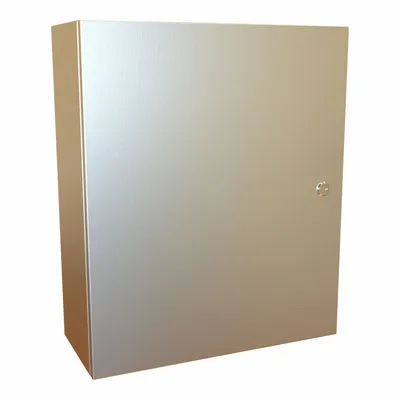 HAMMOND Electrical Enclosure: 304 Stainless Steel, 24 in x 20 in x 8 in, NEMA 12/13/3R/4/4X - Stainless Steel Enclosures