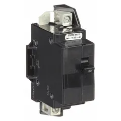 100 A, single-phase, bolt-on main circuit breaker from the QOM Series. Rated 120/240V AC with a maximum AIR rating of 22kA at 120/240V AC. Designed for use as a main breaker in Square D 125 Amp Single Phase Convertible Load Centers (QOM1 Frame Size). Provides overcurrent protection in residential and light commercial electrical panels.