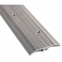 NATIONAL GUARD Door Threshold: Saddle, Aluminum, 3 ft Lg (MPN 8424-36)