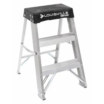 LOUISVILLE LADDER AS3002 2-Step Folding Step Stool - Folding Step Stools