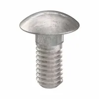 Carriage Bolt: Square Neck, 5/16"-18 Thread Size, 3/4 in lg, Stainless Steel, 316, Plain, 10 PK (MPN ZBOLT-5011)