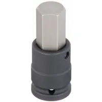 WESTWARD Impact Socket Bit : Metric, 24 mm Tip Size, 3 1/2 in Overall Lg, Replaceable Insert