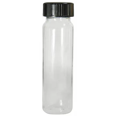 QORPAK Sample Vial: 40 mL, Includes Closure, Polypropylene, 27.75 mm Body Dia - Glass Sample Vials