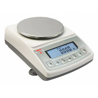 TORBAL Compact Bench Scale: 2,200 g Capacity, 0.01 g Readability, g, 0.02 g Linearity - Precision Lab Balances