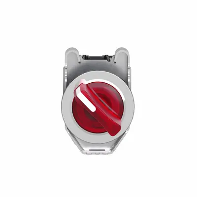 SCHNEIDER Selector Switch: 30 mm Panel Mounting Size, 2 Positions, Short Lever, 1NO/1NC - Illuminated Selector Switches