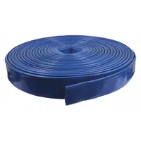 This PVC bulk water discharge hose features synthetic fabric reinforcement for flexibility and strength. Rated for 80 psi and temperatures from 5° to 150°F, it is suited for dewatering, irrigation, and general water transfer in industrial, construction, and agricultural settings