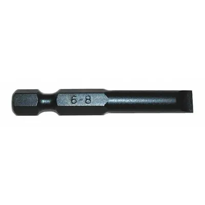 WESTWARD Power Bit: Power Bit, Slotted Head, Imperial, 6F-8R Bit Industry Size, Std - Impact Bits