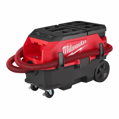 MILWAUKEE Dust Extractor: HEPA, Dry/Wet, 9 gal Tank, (1) Bare Tool - Milwaukee Cordless Dust Extractors