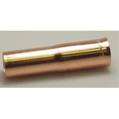 This 24A series bottleneck nozzle has a 3/4 in bore diameter and features an adjustable tip recess with tip protruding design. Sold as a 2-pack, it is used in plasma cutting systems to direct and focus the plasma arc. Insulation is sold separately.