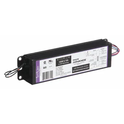 ADVANCE Driver: Class 2, 150 W Max. Power Output, 347 to 480V AC, 60 to 210V DC - Fixed Output Constant Current Drivers