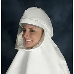 Full hood designed for head coverage in cleanroom environments. Part of the Sentinel XL system, suitable for healthcare and pharmaceutical settings where contamination control is required. Pack of 10.