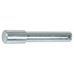 This clevis pin with a large head measures 1/2 x 3-3/8 inches. It is used as a replacement or accessory for dock levelers, securing linkage connections in loading dock equipment.