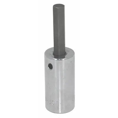 SK PROFESSIONAL TOOLS Socket Bit: 3/8 in Drive Size, Hex Tip, 9 mm Tip Size, 3 in Overall Lg - Hex Bit Sockets