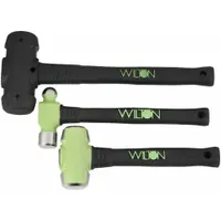 Shop Hammer Kit: 32 oz Ball Pein/4 lb Dead Blow/4 lb Sledge Hammer, Box, Steel, Steel Handle, Steel (MPN 11112)