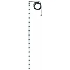 This industrial power strip provides 16 outlets for distributing power in workshops, warehouses, and manufacturing areas. It features a 15 ft cord, 15 A current rating, and a clip mounting style for secure attachment. Not UL rated for healthcare environments.