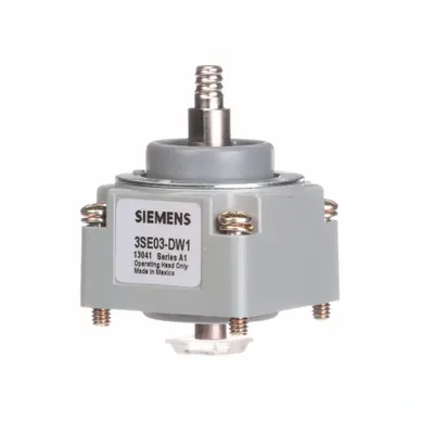 Siemens 3SE03-DW1 Wobble Stick Limit Switch Head, Top Mount, Momentary Action - Wobble Stick Heads without Operators