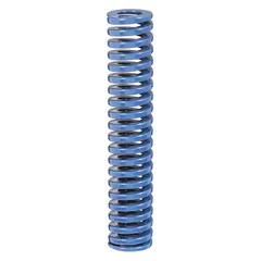 This RAYMOND die spring is an ISO-D series, alloy steel spring with a cylindrical shape and closed, ground ends. It measures 5 63/64 inches in length and is sold in a pack of 3. Designed for use in stamping dies, metal forming tools, and industrial presses to provide controlled force and return action under high cyclic loads.