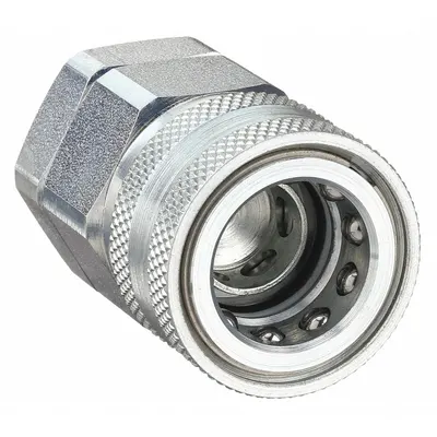 SNAP-TITE Hydraulic Quick Connect Hose Coupling: 1/4 in Coupling Size, Steel - IH Series Hydraulic Quick-Connect Coupling Bodies