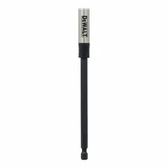 This standard bit holder features a magnetic hex shank that accepts 1/4-inch compatible bits. Designed for impact-rated power tool applications, it provides secure bit retention during high-torque fastening tasks. Suitable for use in construction, assembly, and maintenance work.