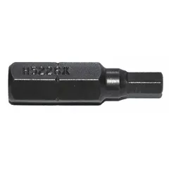 Imperial hex insert bit with 9/64 in industry size, standard hex drive, and hex head. Made from S2 steel, not impact rated. Suitable for power tool use in assembly and maintenance tasks requiring hex-head fasteners. Sold as a 5-pack.