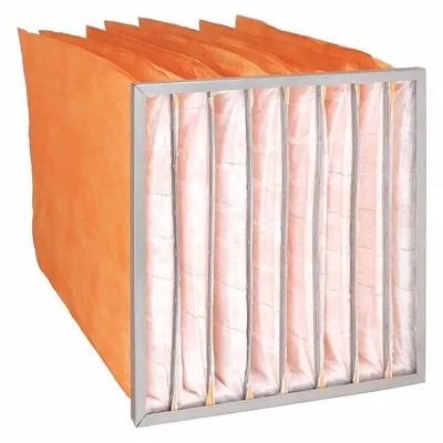 OEM Pocket Air Filter: 24 in x 24 in x 29 in, MERV 11, Orange, Synthetic - MERV 11 Pocket Air Filters