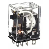 OMRON General Purpose Relay: Socket Mounted, 7 A Current Rating, 24V DC, DPDT, 8 Pins/Terminals (MPN LY2Z-DC24)