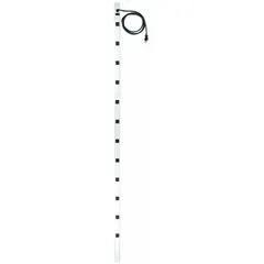 This industrial power strip provides 12 outlets for distributing power in workshops, warehouses, and light manufacturing environments. It features a 6 ft cord, 15 A current rating, and a clip mounting style for secure attachment. Not UL rated for healthcare applications.