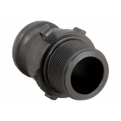 BANJO Cam and Groove Adapter: 3/4 in Coupling Size, 3/4 in Hose Fitting Size - Type F Polypropylene Cam & Groove Fittings