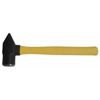 Blacksmith Hammer: Fiberglass, 2 1/2 lb Head Wt, 1 5/8 in Face Dia, 15 in Overall Lg, Textured Grip (MPN 6DWK2)