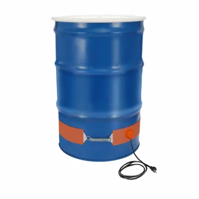 TEMPCO Drum Heater: 115V AC, 1,000 W Watts, 50°F, Silicone Rubber, Drums - Drum & Bucket Band Heaters