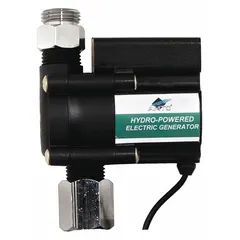 The AMTC VALVE HG01 is a plastic power generator designed for use with AEF 300T series sensor faucets. It serves as a power transformer for compatible sensor faucet systems in commercial restroom applications.