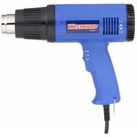 WESTWARD Heat Gun Kit: Pistol-Grip, Surface Temp Control, 120V AC, Two-Prong, 10 A Current