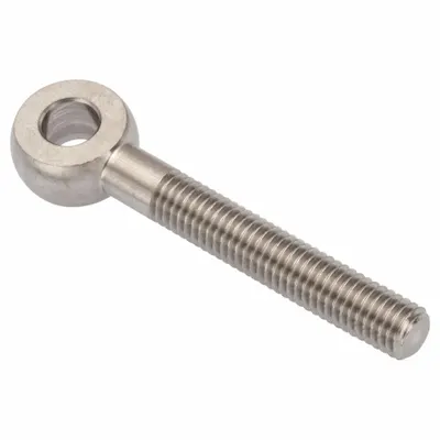 AMPG Fixed Rod End: Stainless Steel, Plain, 80 mm Hole Center-to-End Lg, Right Hand - Stainless Steel Male Threaded Fixed Rod Ends