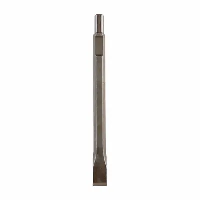 MILWAUKEE Chisel for Spline Tool: 1 in Head Wd, 12 in Overall Lg - Chisel Bits for Spline Demolition & Rotary Hammer Tools