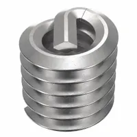 HELI-COIL Helical Insert: Tanged Tang Style, Free-Running, #6-32 Thread Size, Stainless Steel, 12 PK (MPN R1185-06)